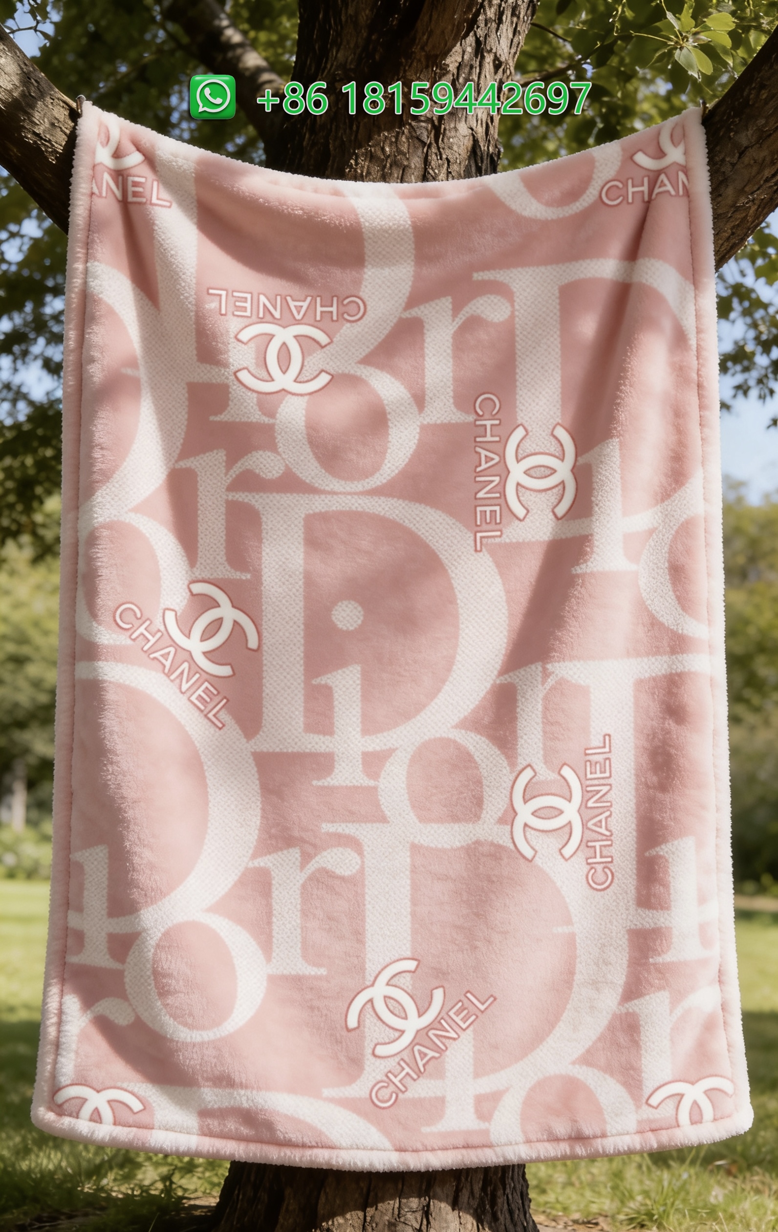 Chanel Throw Blankets